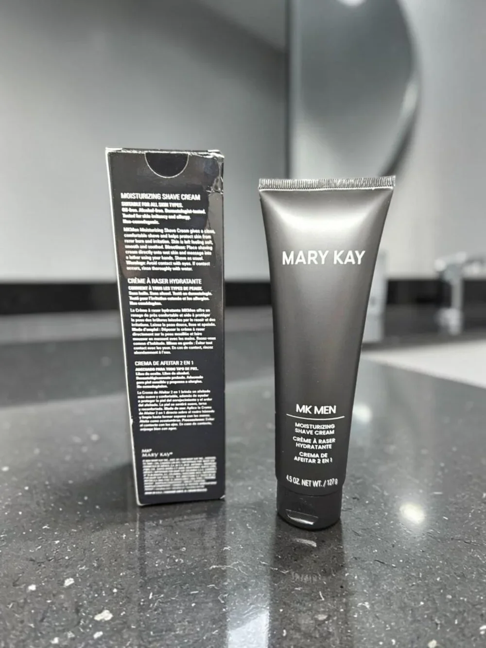 MK Men Moisturizing Shave Cream 4.5 Oz For All Skin Types
